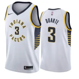 Nike Muški Dres Indiana Pacers Chris Duarte 3 Association Edition Swingman Bijela