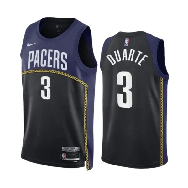 Nike Muški Dres Indiana Pacers Chris Duarte 3 Black City Edition 2022/23 Swingman Navy Nike Muški Dres Indiana Pacers Chris Duarte 3 Black City Edition 2022/23 Swingman Navy
