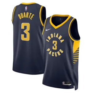 Nike Muški Dres Indiana Pacers Chris Duarte 3 Icon Edition Swingman Navy