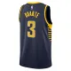 Nike Muški Dres Indiana Pacers Chris Duarte 3 Icon Edition Swingman Navy