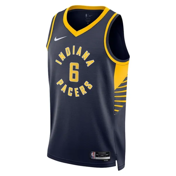 Nike Muški Dres Indiana Pacers Lance Stephenson 6 Icon Edition Swingman Navy