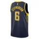 Nike Muški Dres Indiana Pacers Lance Stephenson 6 Icon Edition Swingman Navy