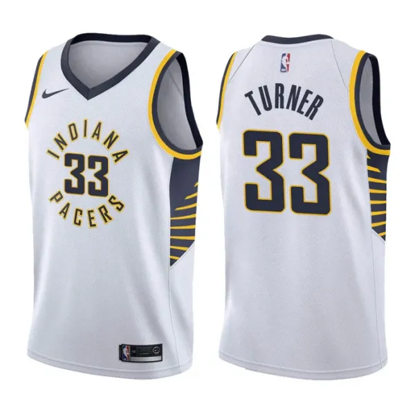 Nike Muški Dres Indiana Pacers Myles Turner 33 Association Edition Swingman Bijela Nike Muški Dres Indiana Pacers Myles Turner 33 Association Edition Swingman Bijela