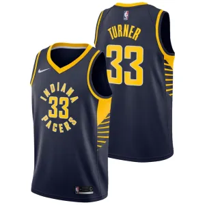 Nike Muški Dres Indiana Pacers Myles Turner 33 Icon Edition Swingman Navy