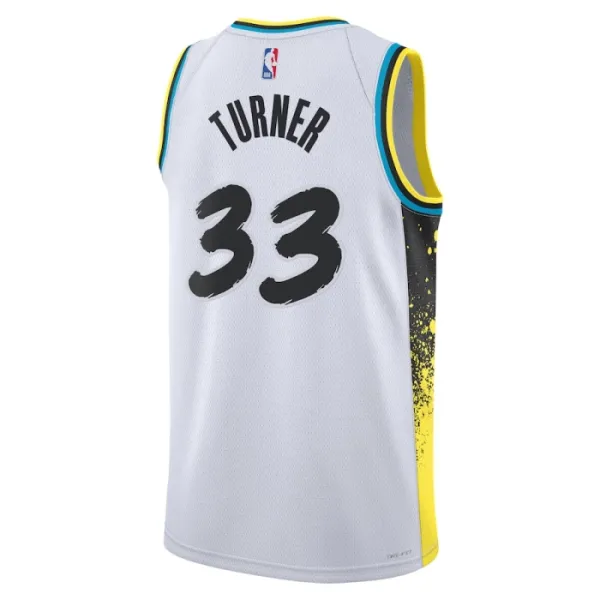Nike Muški Dres Indiana Pacers Myles Turner City Edition 2024/25 Swingman Bijela