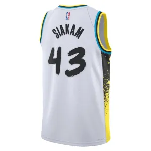 Nike Muški Dres Indiana Pacers Pascal Siakam City Edition 2024/25 Swingman Bijela