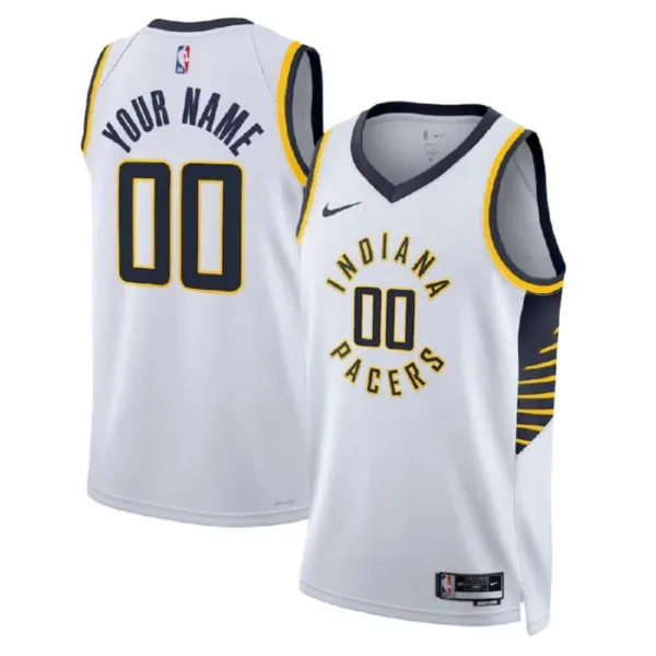 Nike Muški Dres Indiana Pacers Personalizacija Association Edition Swingman Bijela Nike Muški Dres Indiana Pacers Personalizacija Association Edition Swingman Bijela