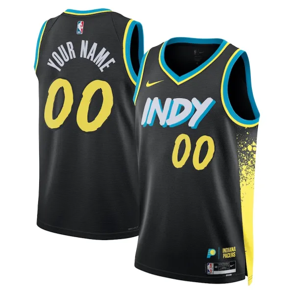 Nike Muški Dres Indiana Pacers Personalizacija City Edition 2023/24 Swingman Crna Nike Muški Dres Indiana Pacers Personalizacija City Edition 2023/24 Swingman Crna