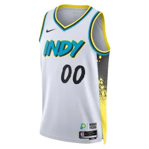 Nike Muški Dres Indiana Pacers Personalizacija City Edition 2024/25 Swingman Bijela