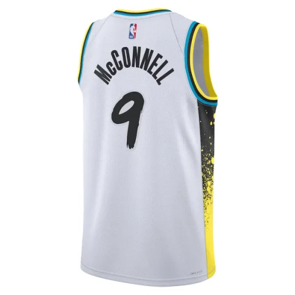 Nike Muški Dres Indiana Pacers TJ McConnell City Edition 2024/25 Swingman Bijela