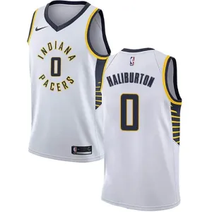 Nike Muški Dres Indiana Pacers Tyrese Haliburton 0 Association Edition Swingman Bijela