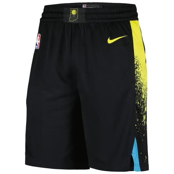 Nike Muški Kratke Hlače Indiana Pacers City Edition 2023/24 Swingman Crna