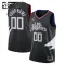 Dječji Dres LA Clippers Jordan Personalizacija Statement Edition Swingman Crna