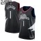 Dječji Dres LA Clippers Jordan Reggie Jackson 1 Statement Edition Swingman Crna