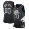 Muški Dres LA Clippers Jordan Personalizacija Statement Edition Swingman Crna