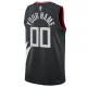Muški Dres LA Clippers Jordan Personalizacija Statement Edition Swingman Crna