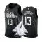 Muški Dres LA Clippers Paul George 13 Jordan Statement Edition Swingman Crna