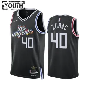Nike Dječji Dres LA Clippers Ivica Zubac 40 City Edition 2022/23 Swingman Crna