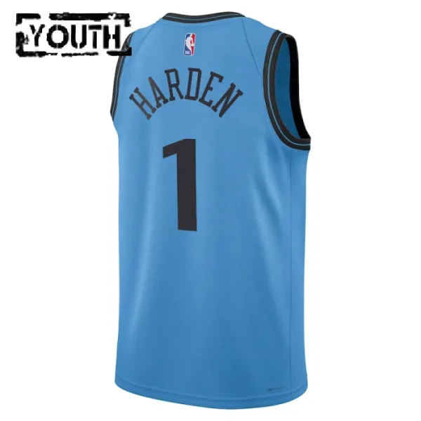 Nike Dječji Dres LA Clippers James Harden City Edition 2024/25 Swingman Plava