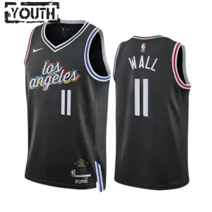 Nike Dječji Dres LA Clippers John Wall 11 City Edition 2022/23 Swingman Crna