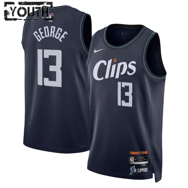 Nike Dječji Dres LA Clippers Paul George City Edition 2023/24 Swingman Navy Nike Dječji Dres LA Clippers Paul George City Edition 2023/24 Swingman Navy