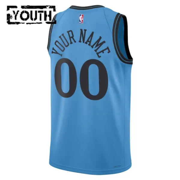 Nike Dječji Dres LA Clippers Personalizacija City Edition 2024/25 Swingman Plava