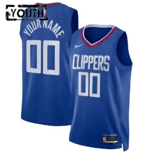 Nike Dječji Dres LA Clippers Personalizacija Icon Edition Swingman Plava