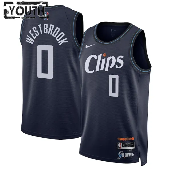 Nike Dječji Dres LA Clippers Russell Westbrook City Edition 2023/24 Swingman Navy Nike Dječji Dres LA Clippers Russell Westbrook City Edition 2023/24 Swingman Navy