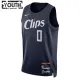 Nike Dječji Dres LA Clippers Russell Westbrook City Edition 2023/24 Swingman Navy