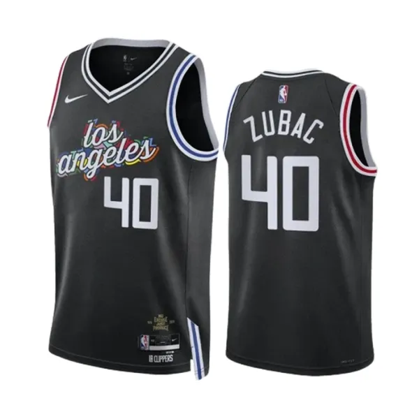 Nike Muški Dres LA Clippers Ivica Zubac 40 City Edition 2022/23 Swingman Crna Nike Muški Dres LA Clippers Ivica Zubac 40 City Edition 2022/23 Swingman Crna