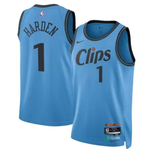 Nike Muški Dres LA Clippers James Harden City Edition 2024/25 Swingman Plava