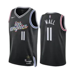 Nike Muški Dres LA Clippers John Wall 11 City Edition 2022/23 Swingman Crna