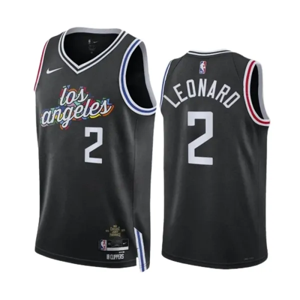 Nike Muški Dres LA Clippers Kawhi Leonard 2 City Edition 2022/23 Swingman Crna Nike Muški Dres LA Clippers Kawhi Leonard 2 City Edition 2022/23 Swingman Crna