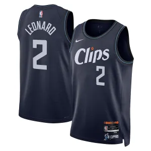 Nike Muški Dres LA Clippers Kawhi Leonard City Edition 2023/24 Swingman Navy