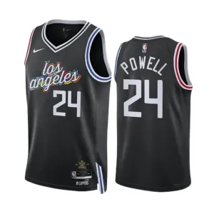 Nike Muški Dres LA Clippers Norman Powell 24 City Edition 2022/23 Swingman Crna