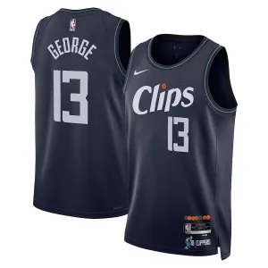 Nike Muški Dres LA Clippers Paul George City Edition 2023/24 Swingman Navy