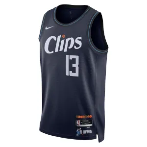 Nike Muški Dres LA Clippers Paul George City Edition 2023/24 Swingman Navy