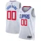 Nike Muški Dres LA Clippers Personalizacija Association Edition Swingman Bijela