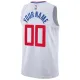 Nike Muški Dres LA Clippers Personalizacija Association Edition Swingman Bijela