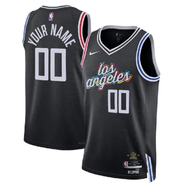 Nike Muški Dres LA Clippers Personalizacija City Edition 2022/23 Swingman Crna Nike Muški Dres LA Clippers Personalizacija City Edition 2022/23 Swingman Crna