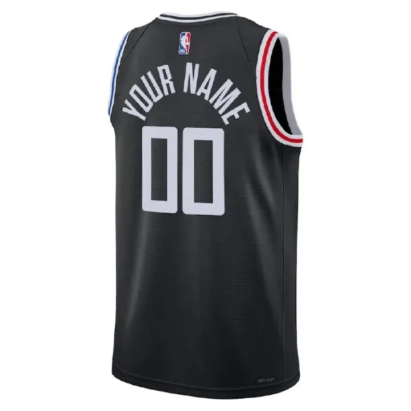 Nike Muški Dres LA Clippers Personalizacija City Edition 2022/23 Swingman Crna