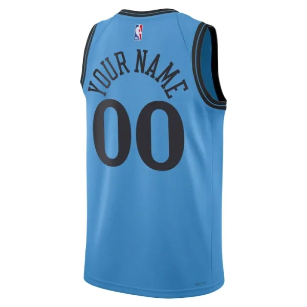 Nike Muški Dres LA Clippers Personalizacija City Edition 2024/25 Swingman Plava