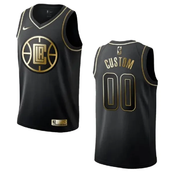Nike Muški Dres LA Clippers Personalizacija Golden Edition Swingman Crna Nike Muški Dres LA Clippers Personalizacija Golden Edition Swingman Crna