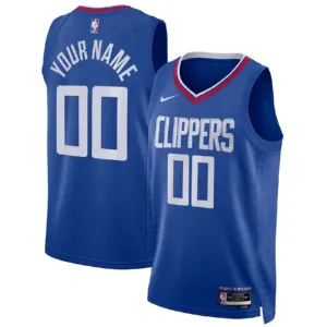 Nike Muški Dres LA Clippers Personalizacija Icon Edition Swingman Plava