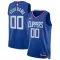Nike Muški Dres LA Clippers Personalizacija Icon Edition Swingman Plava