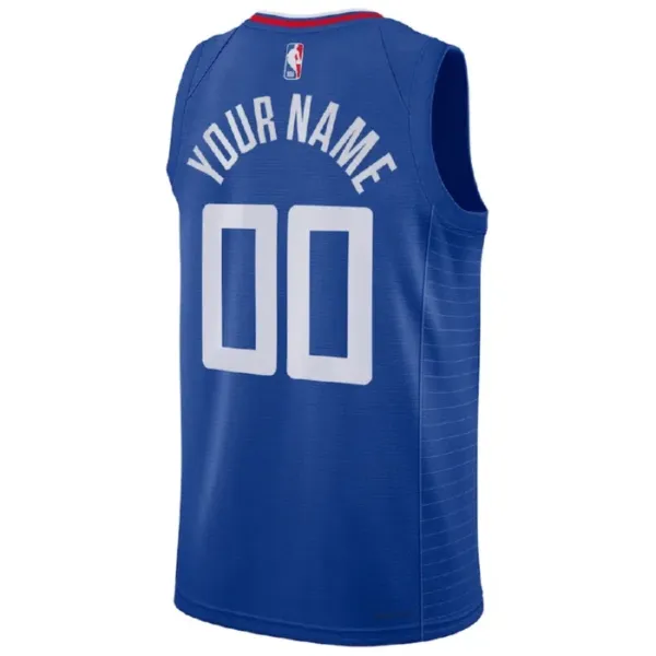 Nike Muški Dres LA Clippers Personalizacija Icon Edition Swingman Plava