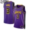 Dječji Dres Los Angeles Lakers Jordan Anthony Davis 3 Statement Edition Swingman Ljubičasta