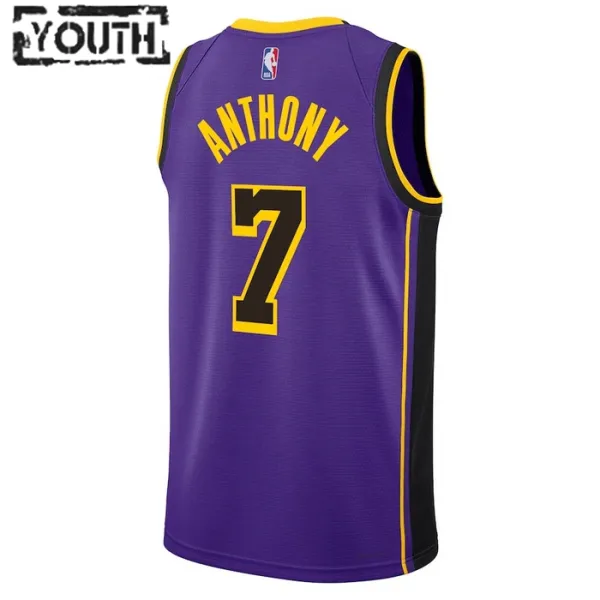 Dječji Dres Los Angeles Lakers Jordan Carmelo Anthony 7 Statement Edition Swingman Ljubičasta