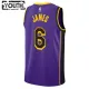 Dječji Dres Los Angeles Lakers Jordan Lebron James 6 Statement Edition Swingman Ljubičasta