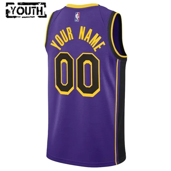 Dječji Dres Los Angeles Lakers Jordan Personalizacija Statement Edition Swingman Plava